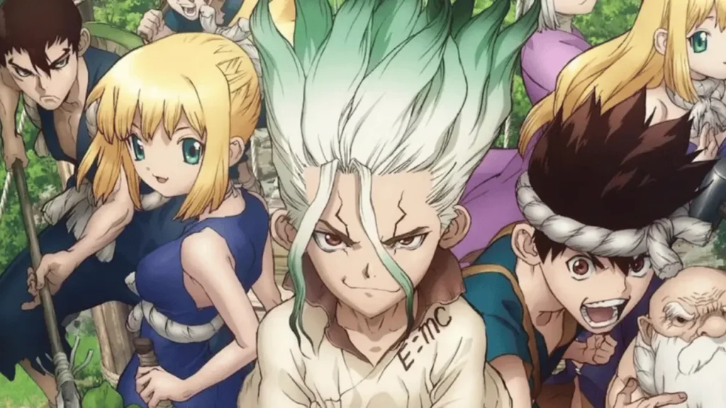 Top 10 Best Anime on Crunchyroll 9 a group of cartoon characters